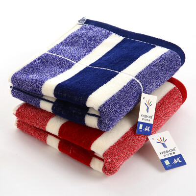 

Gold Bedding Home Textiles Red Gold Scarlet G1744 Pure Cotton Towel Pink Blue Blending 2 Pack