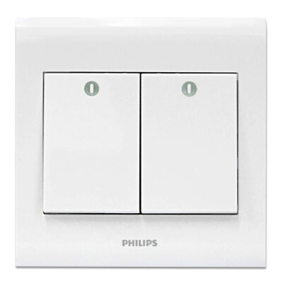 

Philips (PHILIPS) switch socket panel four open dual control switch four open dual power supply wall switch panel 86 type P3 ivory white