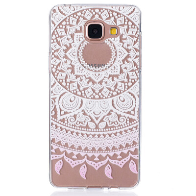 

Белый шаблон Pattern Мягкий Тонкий TPU Резиновый Силиконовый гель Чехол для SAMSUNG GALAXY A5 2016/A510