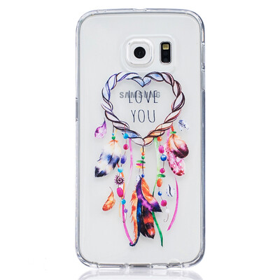 

Love bells Pattern Soft Thin TPU Rubber Silicone Gel Case Cover for SAMSUNG GALAXY S6 Edge