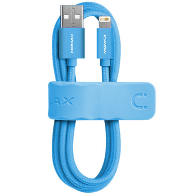 

MOMAX MOMAX Apple MFi certified data cable iphone8 76 6sPlus X 5s SE iPad charging line nylon weaving 1 m blue