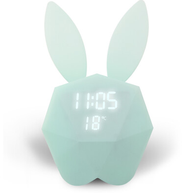 

One show microphone oo alarm clock children cartoon alarm clock student dormitory birthday gift girl girlfriend girlfriend creative gift to send his wife love couple practical special small fresh Tiffany blue