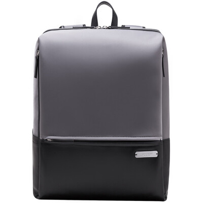 

Samsonite / new beauty new shoulder bag light simple big bag 15 inch business casual male backpack BO8 * 08003 gray