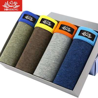 

Jingdong supermarket Bosideng BOSIDENG BJK61051-7 men&39s underwear cotton angle underwear male 4 mixed color boxed box C combination