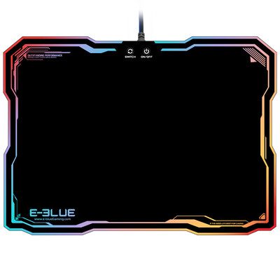 

Yi Бо (E-3LUE) EMP013 RGB полный цвет черный коврик для мыши