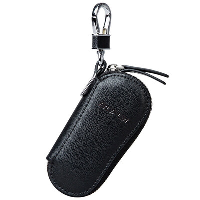 

BOPAI Business Key Bags Men&39s Zipper Key Buns Cowboy Men&39s Large Capacity Car Key Case Black 16-00403