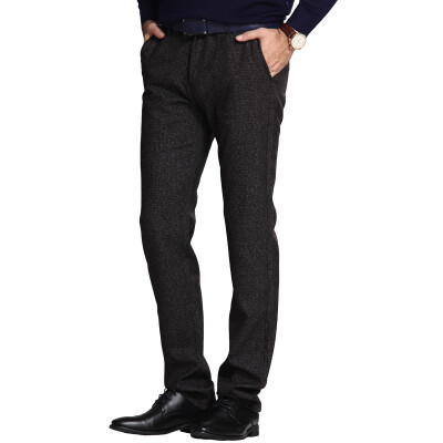 

Paul Fadi BAOLUOFADI business men in the waist straight quality casual pants male 125309505 black gray 33