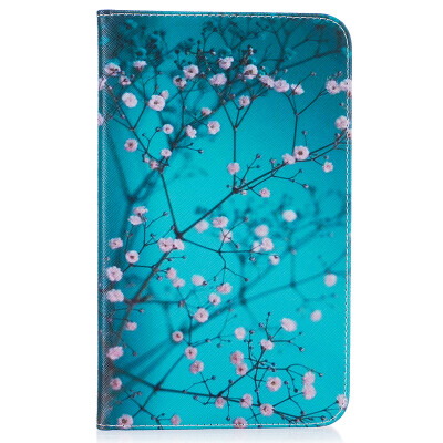 

Plum blossom Style Embossing Classic Flip Cover with Stand Function and Credit Card Slot for SAMSUNG Galaxy Tab J 7.0 T285