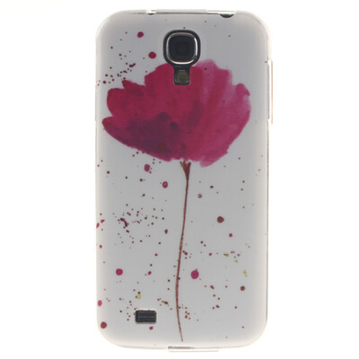 

Purple orchid Pattern Soft Thin TPU Rubber Silicone Gel Case Cover for SAMSUNG Galaxy S4 I9500