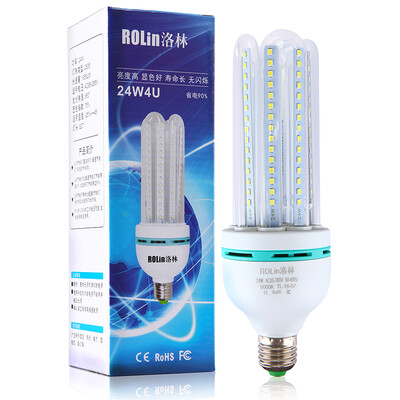 

Jingdong supermarket Lorraine ROlin LED bulb energy saving lamp U-shaped 12W large screw mouth E27 white light