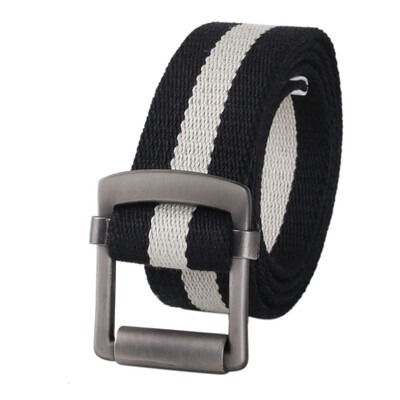 

Интимная Лили (LovingLilies) британской моды классический полосатый холст ремень ремень ремень черный и белый полосатый нейтральный