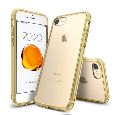 

Chick Mooney iphone7 phone shell / protective shell Apple 7 mobile phone case / protective silicone soft side all-inclusive anti-fall high-definition translucent leisure series transparent gold