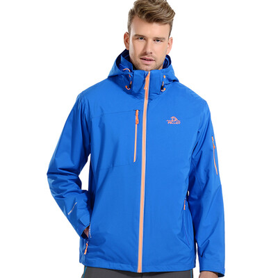 

Pellie&PELLIOT outdoor jackets men&women couples three in one or two sets of Jackets climbing suit 1823 male blue