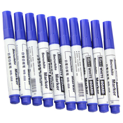 

Snowboard snowhite WB-558 special ink round white board pen green 10 loaded