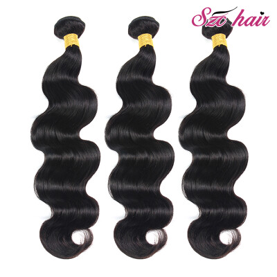 

8A Indian Virgin Hair Body Wave 3 Bundle Mink Indian Human Hair Weave SZC Hair Products Indian Hair Weave Bundles