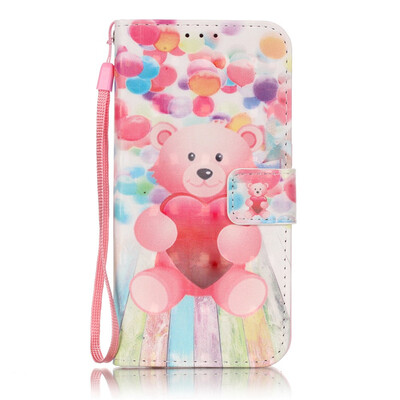 

Ballon and bear Design PU Leather Flip Cover Wallet Card Holder Case for SAMSUNG S6