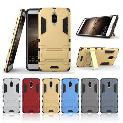 

Золотой Slim Robot Armor Kickstand Ударопрочный жесткий корпус из прочной резины для HUAWEI Mate 9 Pro