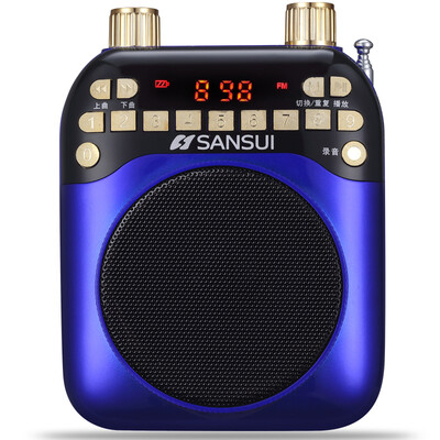 

Пейзаж (SANSUI) V100 небольшой пчелы портативный громкоговоритель учитель экскурсовод преподавание посвященный талия висит громкоговоритель карты игрок синий