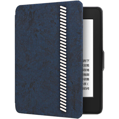 

Leopard LEIMAI fit Kindle 558 version of the protective cover shell new Kindle electronic paper book soft shell sleep protective sleeve style series dark blue