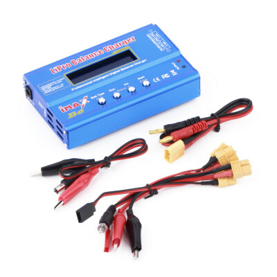 

80W Multi-function 1-6 Cells XT60 LiPo Battery Digital Balance Charger