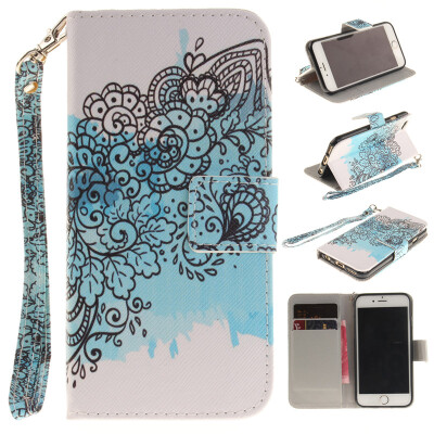 

Butterfly flowers Design PU Leather Flip Cover Wallet Card Holder Case for IPHONE 6 Plus/6S Plus