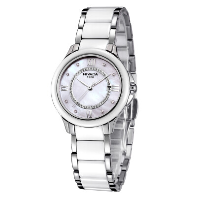 

Nvida (NIVADA) watch fashion trendy female table ceramic diamond Fritters female table LQ8052-414146