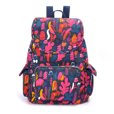 

Findpop Shoulder Bag Female Backpack Canvas Nylon Travel Bag Student Bag F16 Colorful Hericium