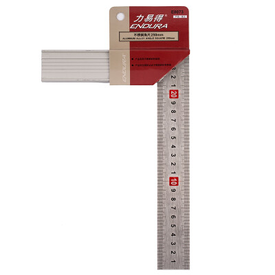 

Endura E8073 tool stainless steel rectangular ruler 250mm double-sided scale