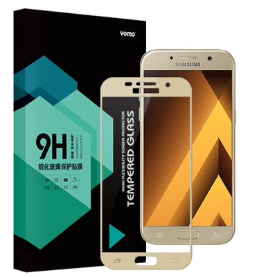 

YOMO Samsung Galaxy A5 2017 закаленная пленка защитная пленка полноэкранное покрытие взрывозащищенной стеклянной пленки полное покрытие почвы Хао золото