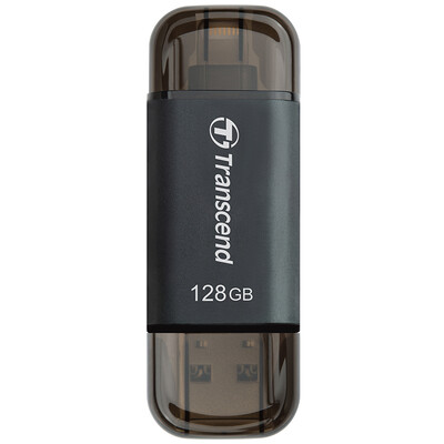 

Transcend 128GBJDG300 Apple phone flash phone phone компаньон Молния, USB 3.1 двойной разъем Apple официальный MF сертификации черный