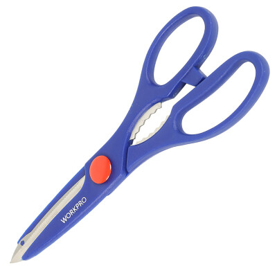 

WORKPRO W015014N Household kitchen scissors multifunction sharp tool cut sewing scissors office scissors blue