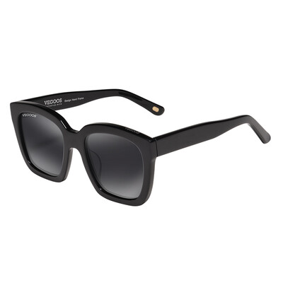 

Weimus VEGOOS 2173 polarized sunglasses men&women models Korean fashion face-mounted driving mirror sunglasses black box gray film