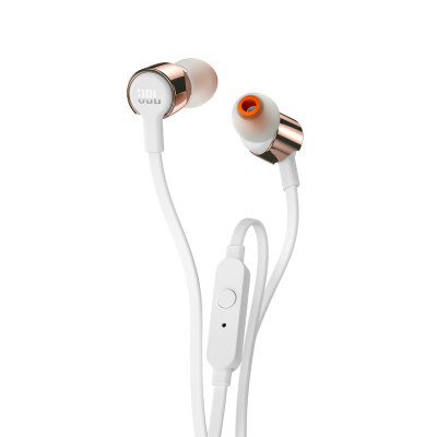 

JBL T210 gray stereo earphone earphone headset with wheat