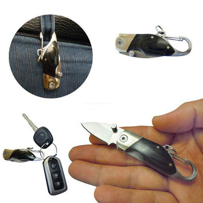 

MyMei 1 Pc Stainless Steel Outdoor Blade Knife Mini Key Chain Pocket Tool Camping Hunting Tools Folding Tactical Survival Knives