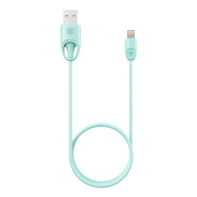 

(Baseus) Apple official MFI certification data charging cable creative TPU cord for Apple iPhone6S / 6 / 7Plus / 5S / 5 / SE ipad4 1M possession of blue