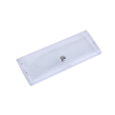 

Portable Transparent Shell Case Protector Box For Clip-on Flip-up Lens Glasses