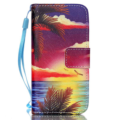 

Coconut Water Design PU Leather Flip Cover Wallet Card Holder Case for SAMSUNG S6EDGE PLUS