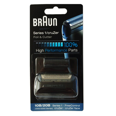 

Braun 10B/20B (1000/2000 Series) Foil & Cutter Replacement with High Performance Free Control (180 190 1775 1735 2675 5728 5729
