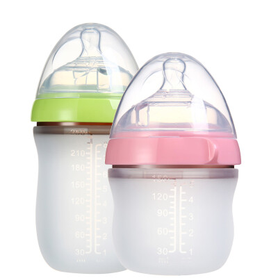 

Jingdong supermarket] Mattea Matyz silicone bottle silicone soft bottle 150ML + 250ML bottle set MZ-0812