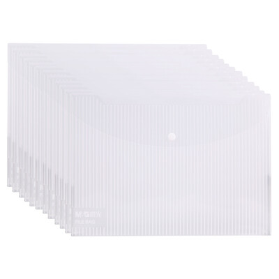 

Morning light  & G ADM95280 A4 vertical striped button bag file bag information 12 loaded transparent
