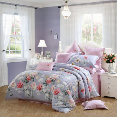 

MERCURY print cotton bed set/bed kit (duvet cover/bed sheet/pillowcase)