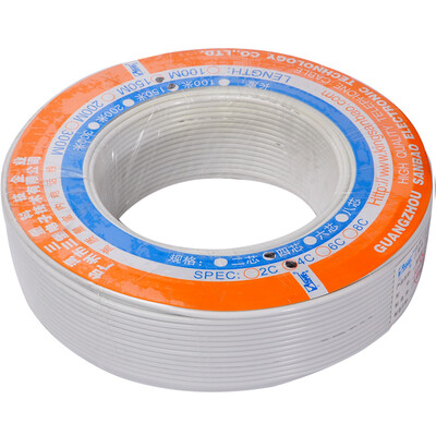 

Три форта (SANBAO) SH28BWG-4C 4-жильная однопоточная медная телефонная линия 150 м / рулон