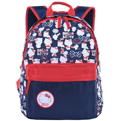 

Hello Kitty (hellokitty) детские сумки простой случайный детский рюкзак детский сад, дошкольная сумка CC-HK3272D темно-синий