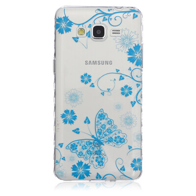 

Blue butterfly Pattern Soft Thin TPU Rubber Silicone Gel Case Cover for SAMSUNG GALAXY Grand Prime G530