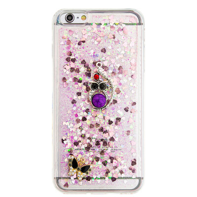 

Динамический Quicksand Блеск наливные Мягкая ТПУ чехол для IPHONE 7PLUS
