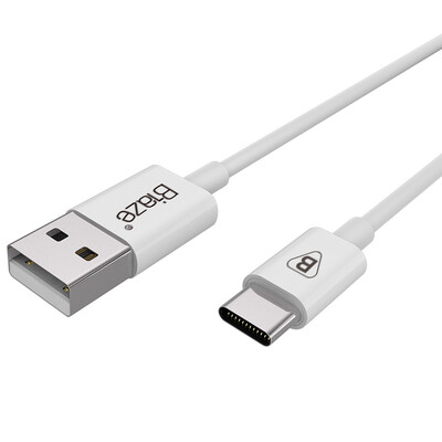 

BIAZE Micro USB charging&data transfer cableType-c data cable - white