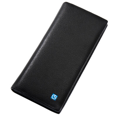 

Goldlion Goldlion wallet men&39s long paragraph fashion simple leather wallet clip leisure wallet B718143-111 black