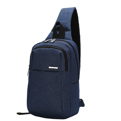 

【Jingdong Supermarket】 Cara sheep (Carany) fashion shoulder bag men's business chest bag leisure sports package Korean travel Messenger bag CX4107 navy