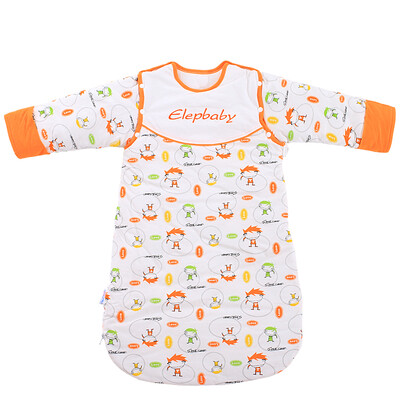 

Like baby elepbaby baby sleeping bag newborn baby sleeping bag thick section children&39s anti-kick was L code 90X42CM cool baby orange