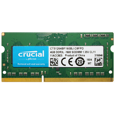 

ICR (из Решающее) низкого напряжения DDR3 1600 4G памяти ноутбука
